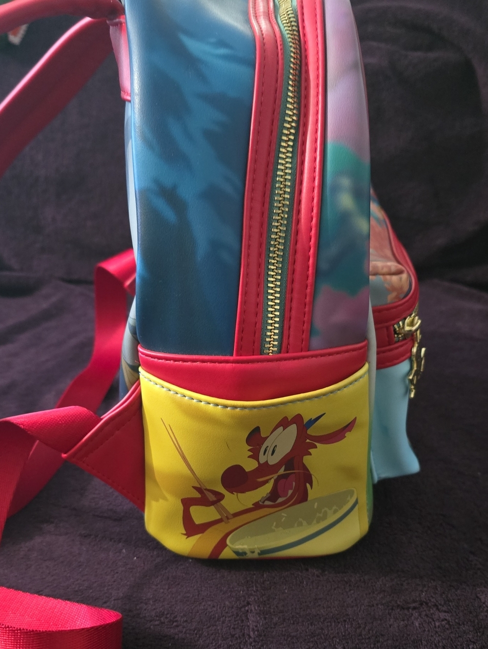 Loungefly Disney Princess Mulan Mini Backpack - Picture 4 of 9